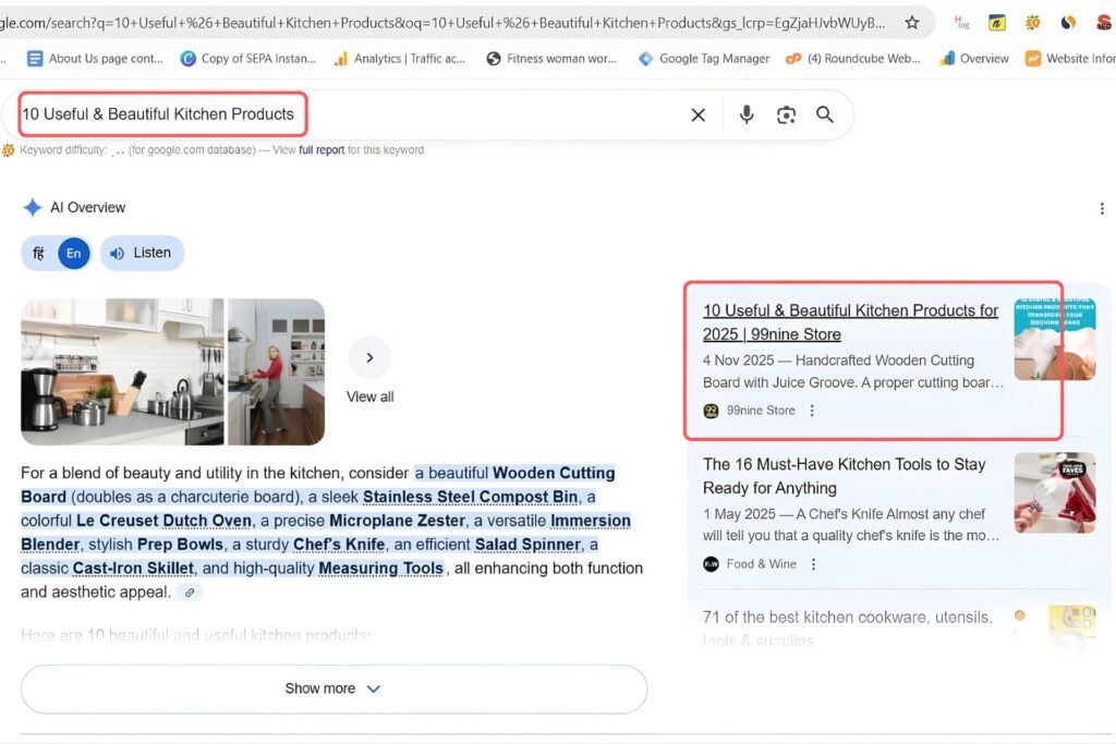 10 Useful & Beautiful Kitchen Products Keyword Result