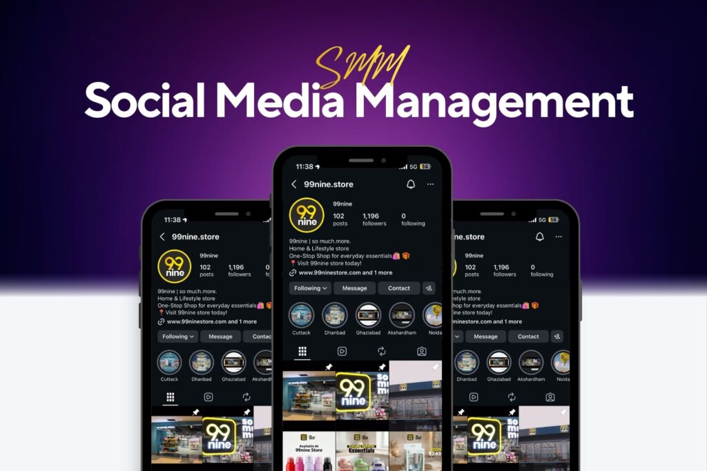 99nine Store Social Media Management