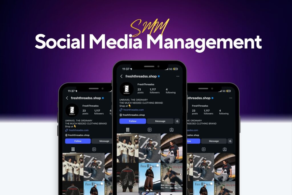 Freshthreadss Social Media Management