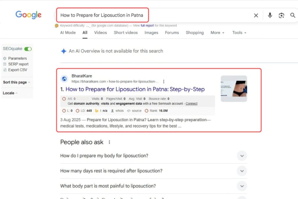 How to Prepare for Liposuction in Patna Keyword Result