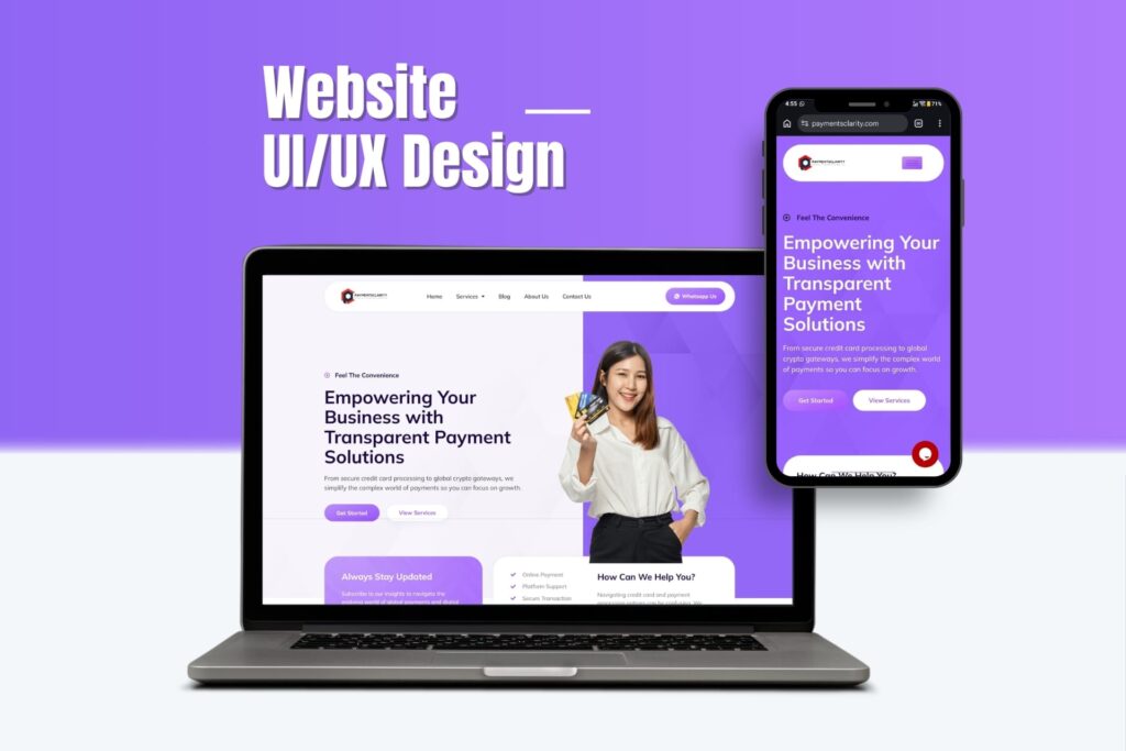 Payments Clarity Website Ui_UX Design
