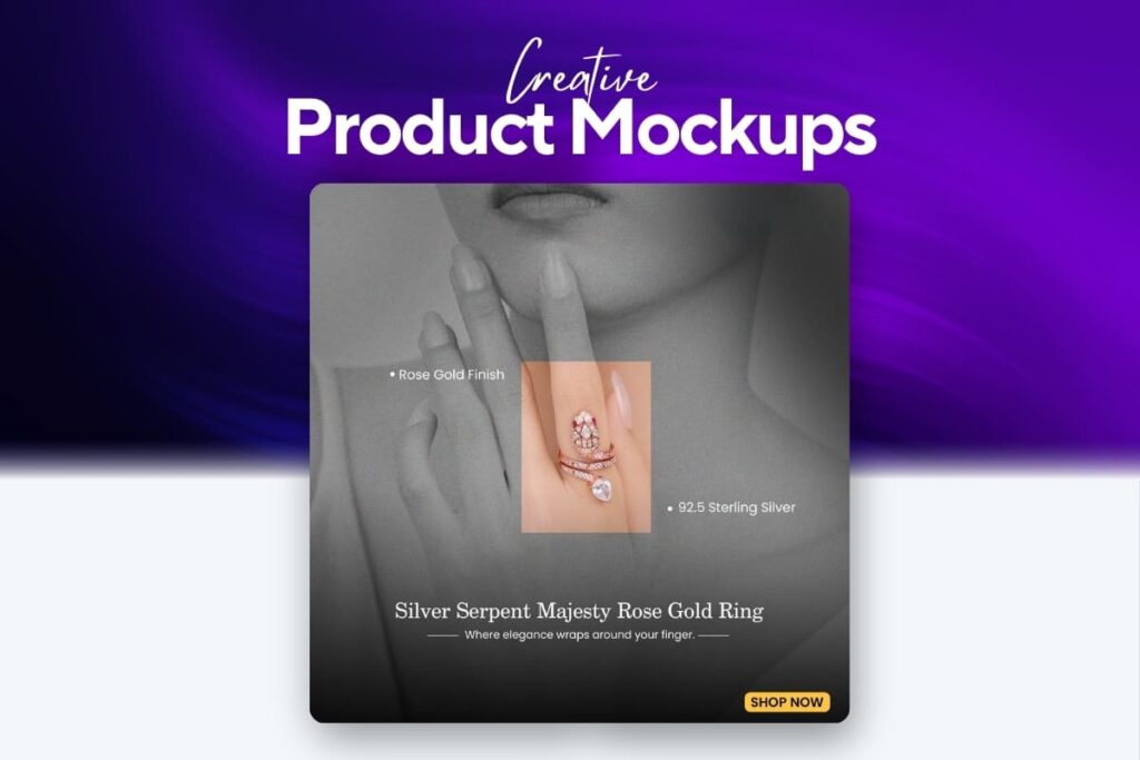 Silver Prem client mockup