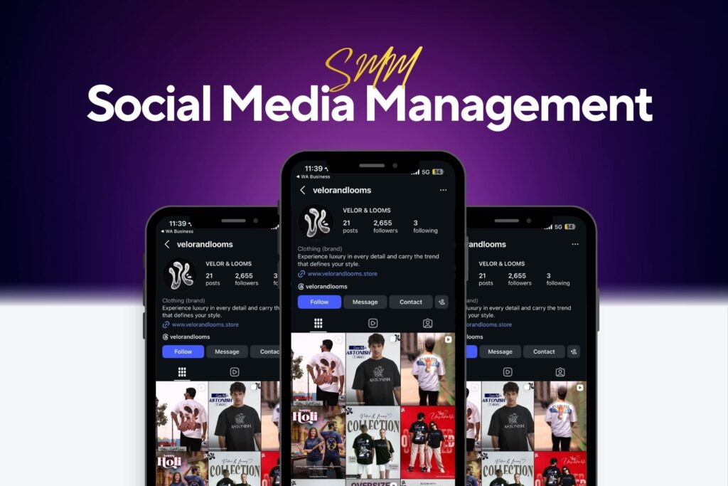 Velorandlooms Social Media Management
