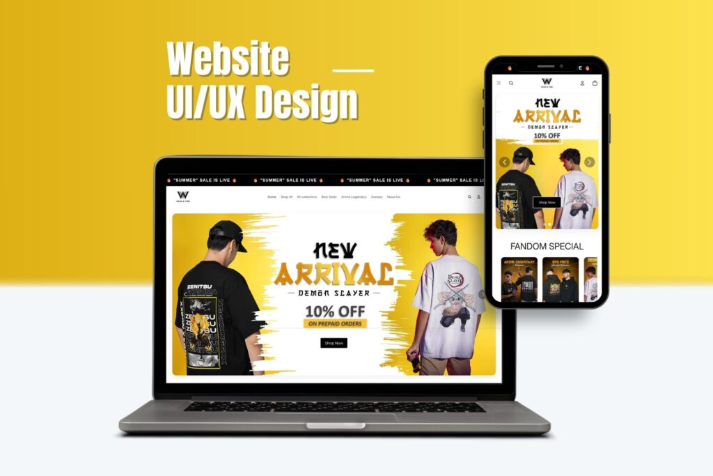 Wear N Vibe Website Ui_UX Design