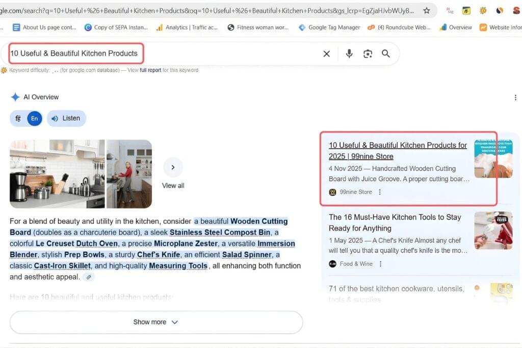 10 Useful & Beautiful Kitchen Products Keyword Result
